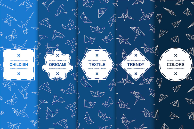 origami-blue-seamless-patterns