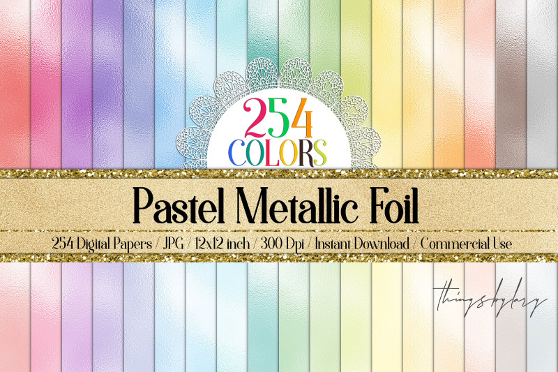 254-pastel-foil-metallic-magical-fairy-princess-papers