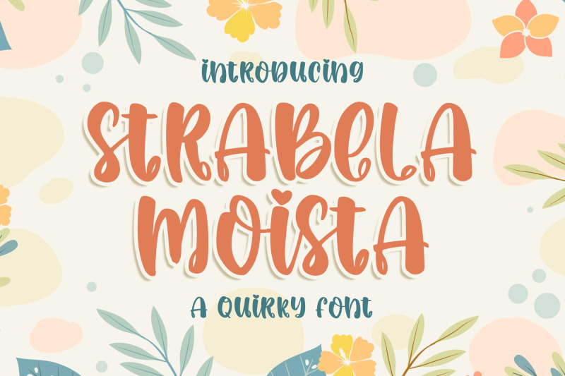 strabela-moista-a-quirky-font