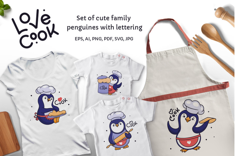 penguines-is-a-chef-apparel-designs