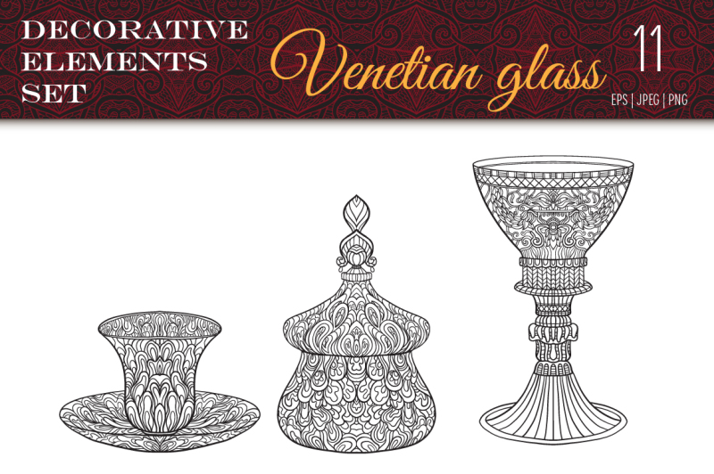 11-venetian-glass-set