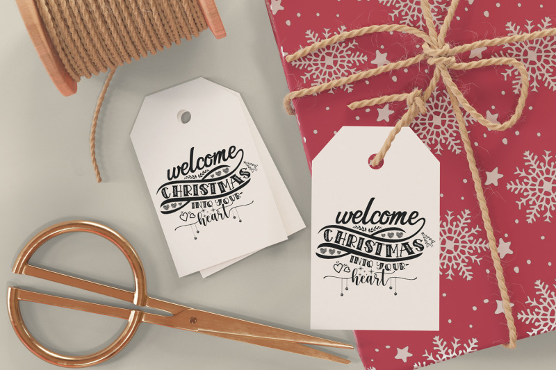 Download Welcome Christmas Into Your Heart, Christmas SVG DXF PNG ...