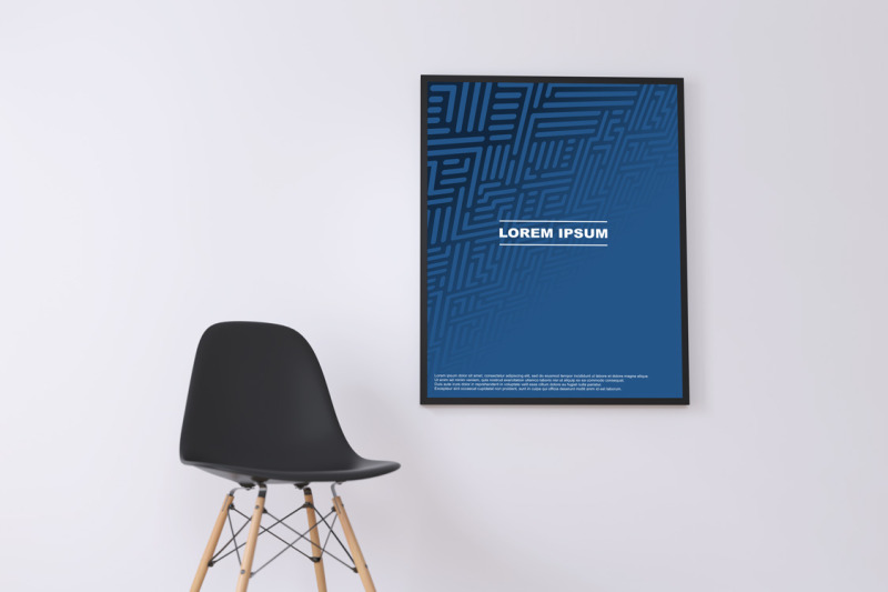 blue-geometric-digital-posters