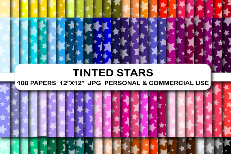 100-stars-printable-digital-paper-tinted-stars-digital-paper