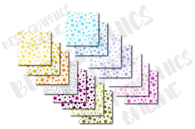 stars-printable-digital-papers-stars-scrapbook-papers-pack