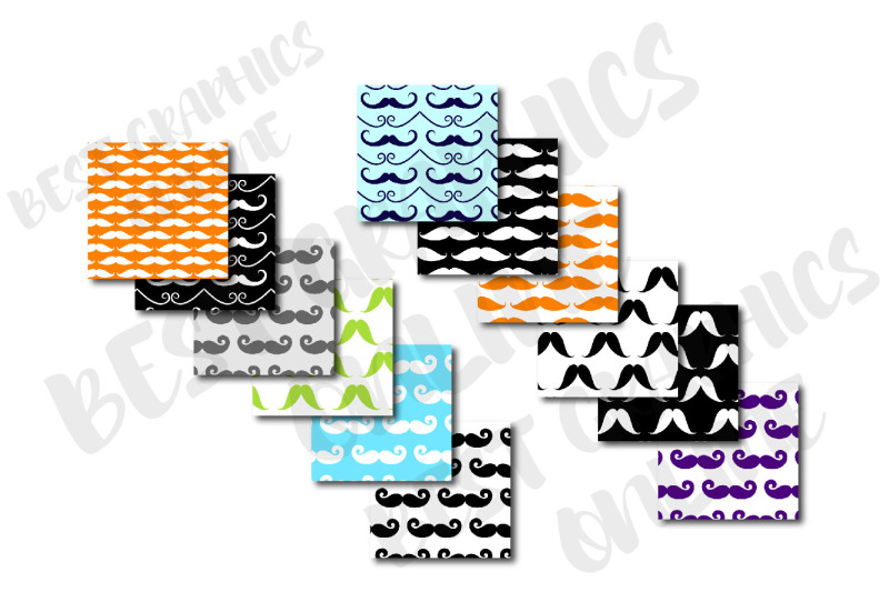 mustaches-digital-papers-mustache-pattern-digital-paper