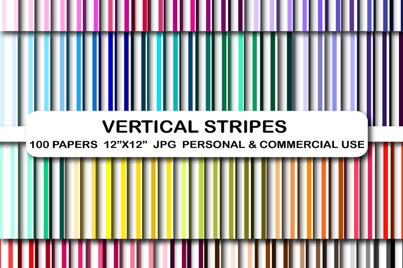 100-stripes-digital-papers-vertical-lines-stripes-pattern