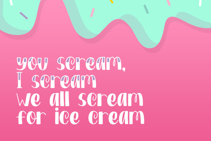 ice-cream-sundae-font-duo-comic-fonts-round-fonts-svg-fonts