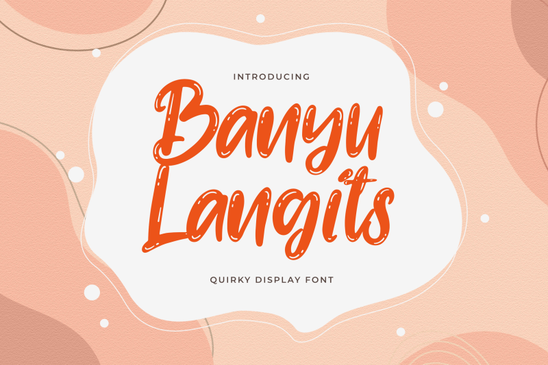 banyu-langits-quirky-display-font