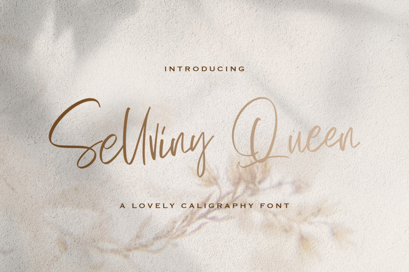 sellviny-queen-handwritten-font