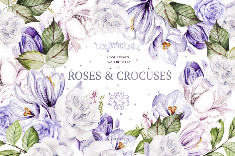 watercolor-roses-amp-crocuses