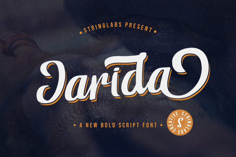 jarida-bold-script-font