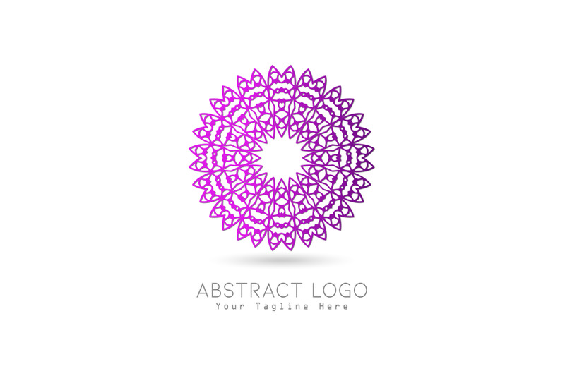 logo-abstract-gradation-purple-color