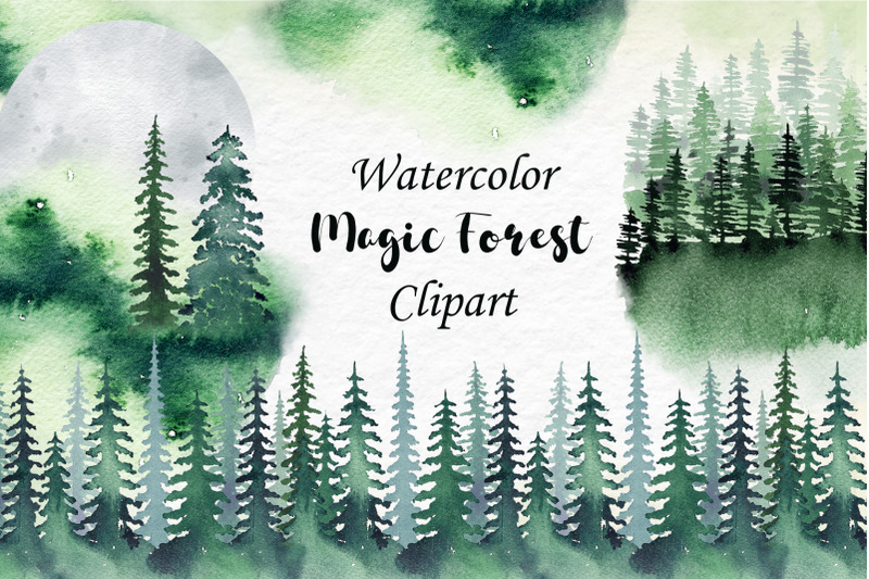 watercolor-magic-forest-clipart
