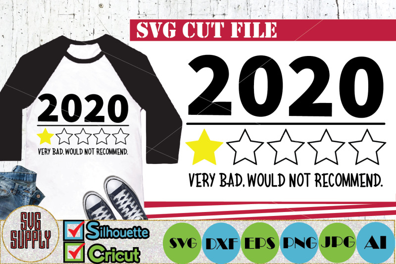 2020-review-very-bad-would-not-recommend-1-star-rating-svg-cut-file
