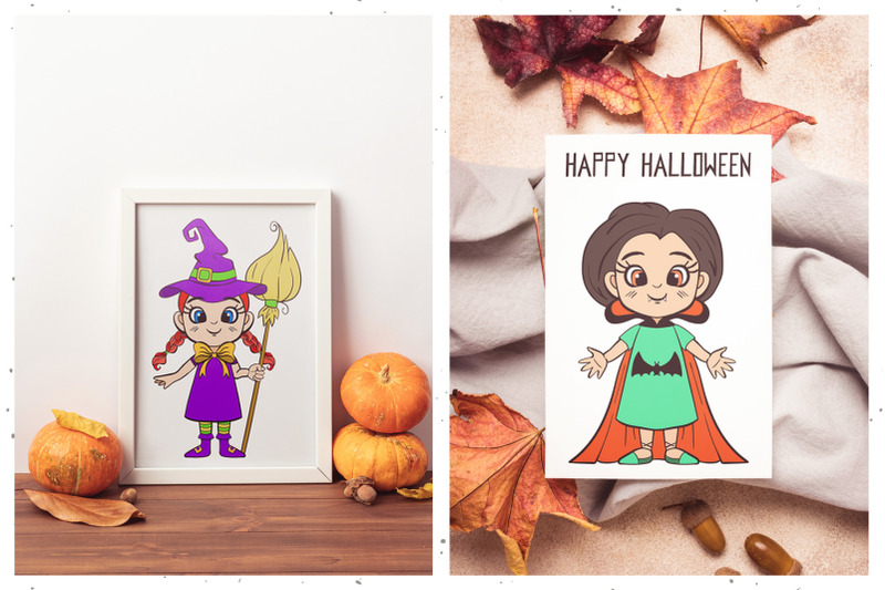 halloween-characters-illustrations