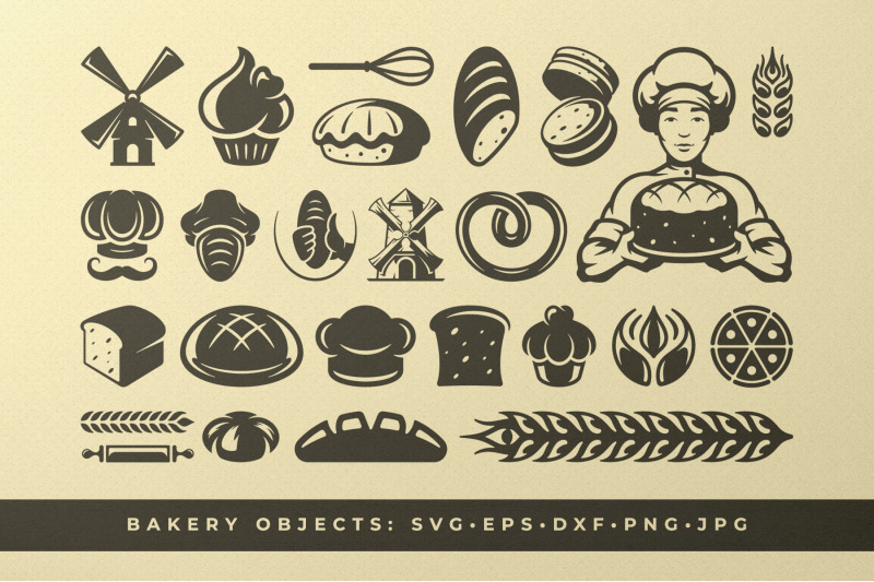 bakery-and-pastry-food-silhouettes-and-icons