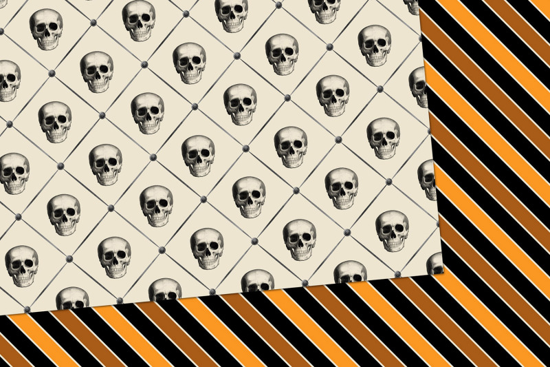 retro-halloween-digital-paper