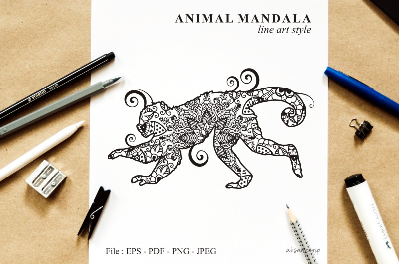 monkey-mandala-vector-line-art-style-04