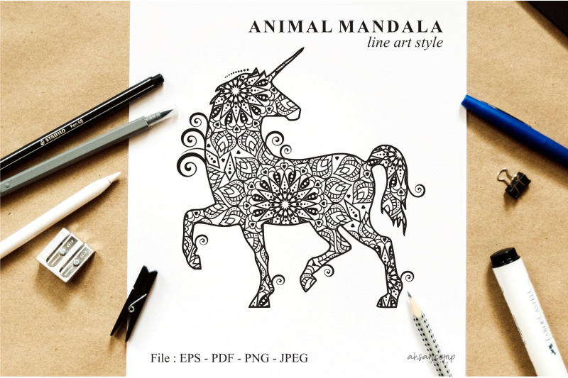 unicorn-mandala-vector-line-art-style-01