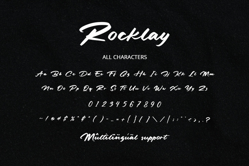 rocklay-bold-script