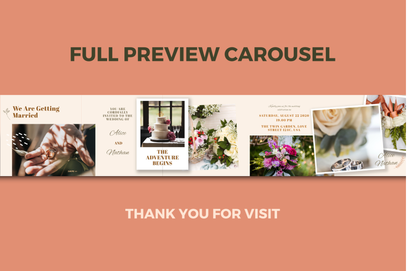 wedding-invitation-instagram-carousel-powerpoint-template