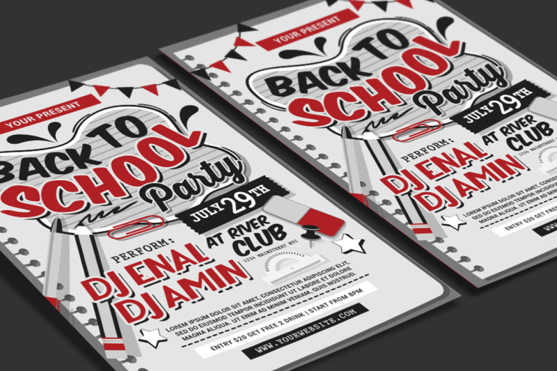 back-to-school-party-flyer