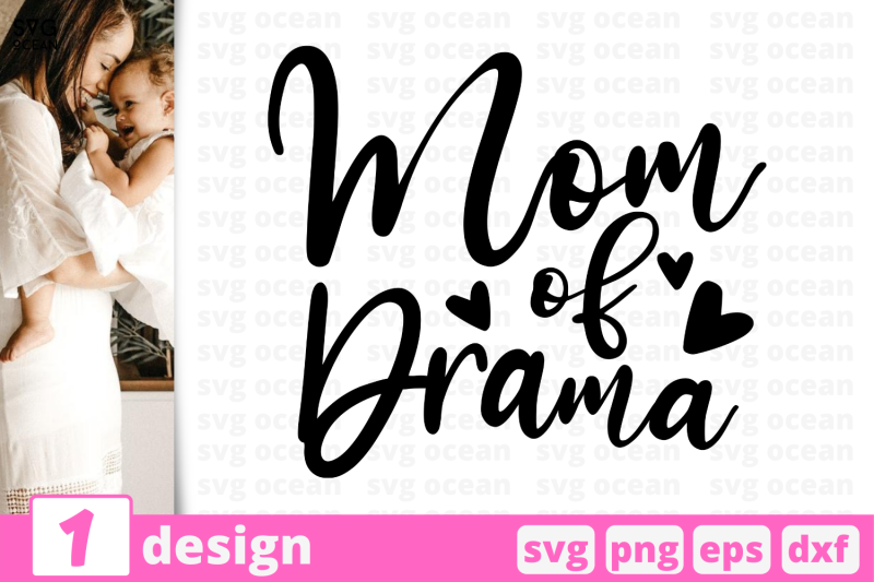 1-mom-of-drama-motherhood-quotes-cricut-svg