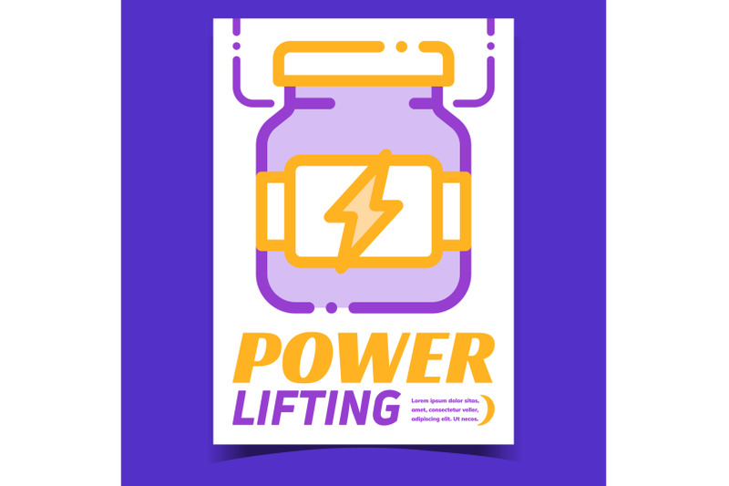 powerlifting-creative-advertising-poster-vector