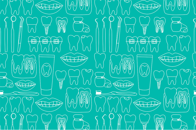 seamless-patterns-dentist-dentistry-dental-treatment-vector