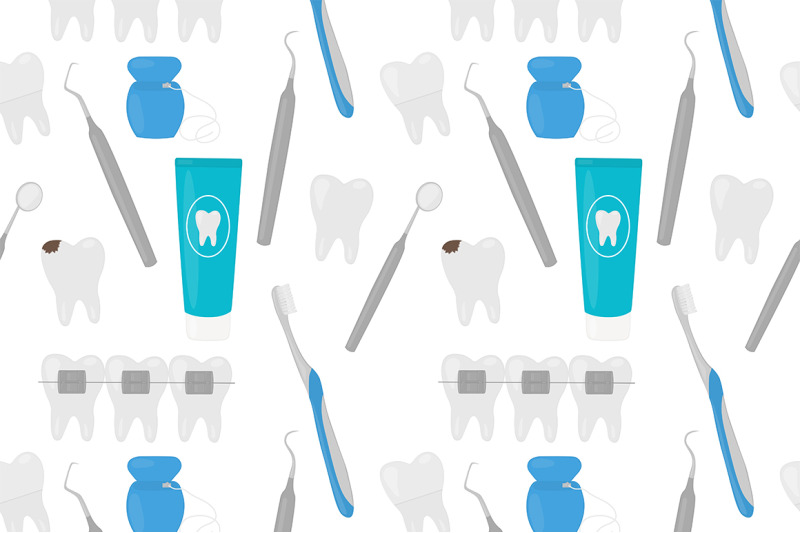 seamless-patterns-dentist-dentistry-dental-treatment-vector