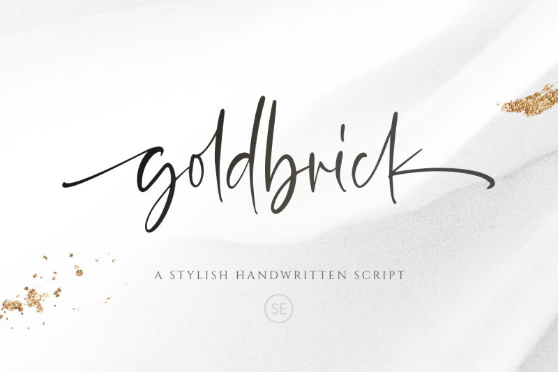 goldbrick-modern-stylish-script