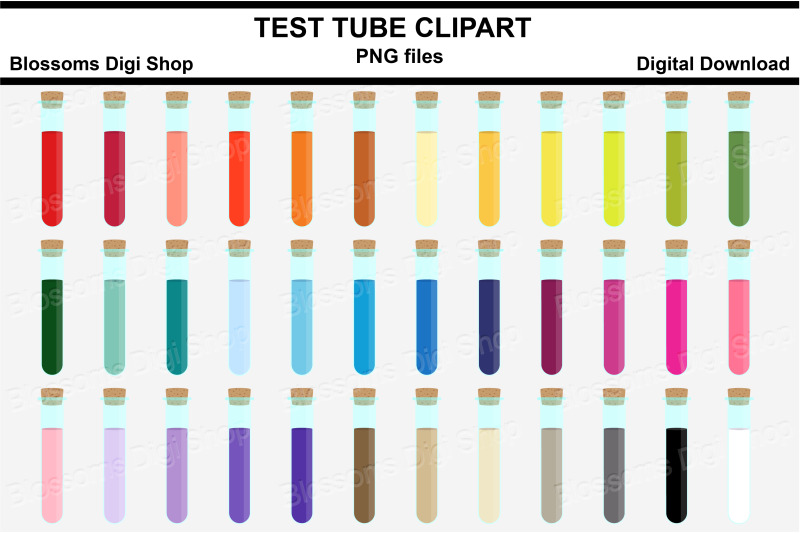 test-tube-sticker-clipart-36-files-multi-colours