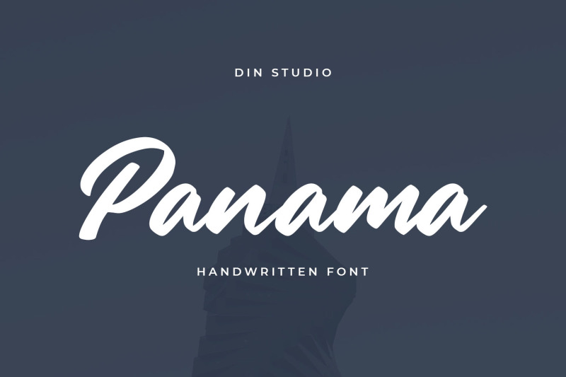 panama-handwritten-font
