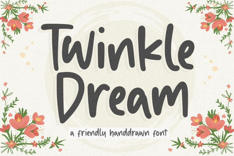 twinkle-dream-friendly-handdrawn-font