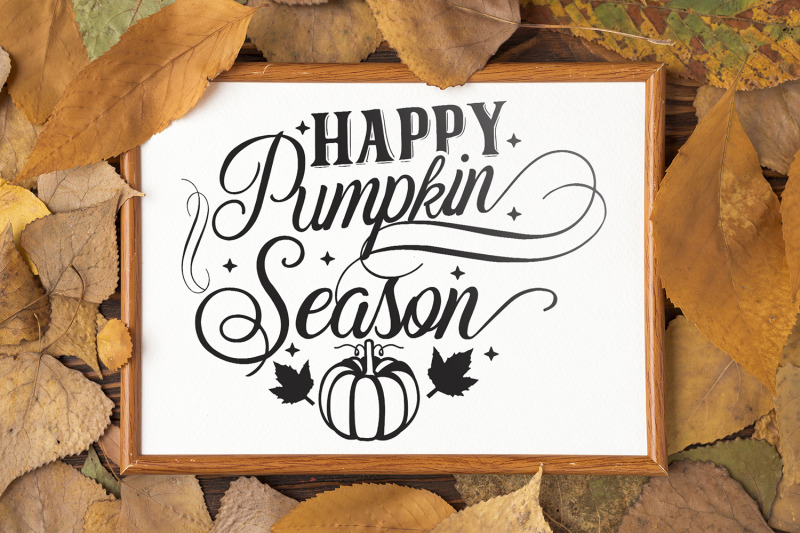 Download Happy Pumpkin Season, Pumpkin SVG, Fall SVG DXF EPS PNG ...