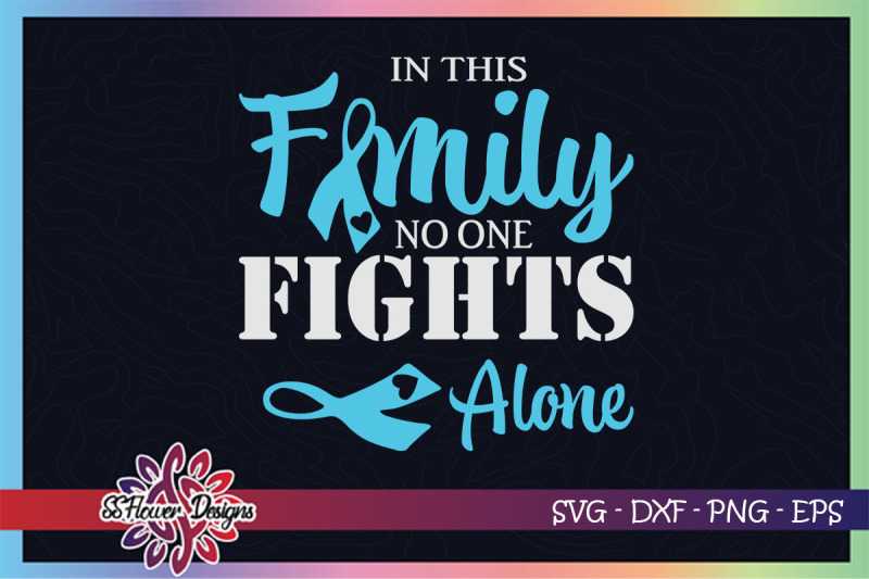 in-this-family-no-one-fight-alone-svg-diabetes-awareness