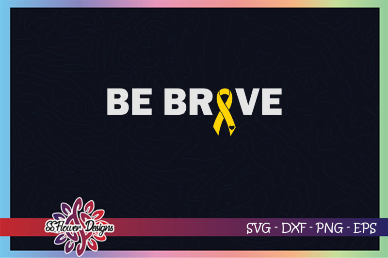 be-brave-svg-awareness-svg-ribbon-svg-bone-cancer-awareness