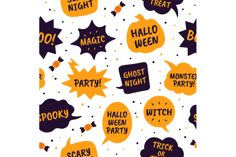 halloween-speech-bubbles-comic-bubbles-black-and-orange-color-with-te