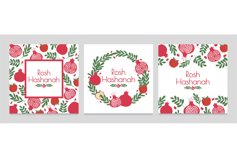 rosh-hashanah-jewish-new-year-greeting-cards-with-pomegranate-and-app