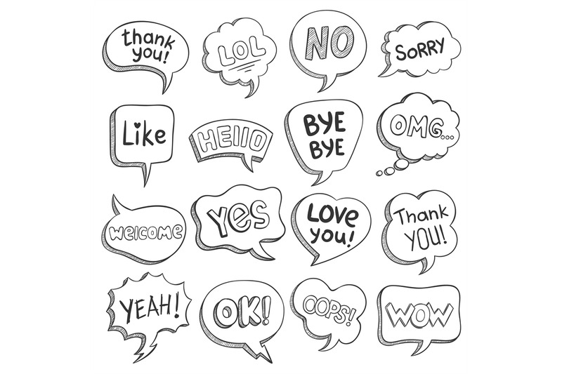 speech-bubbles-with-dialog-words-sketch-bubble-different-shapes-with