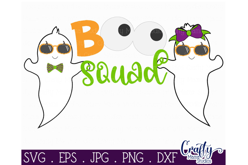 Download Halloween Svg - Boo Squad Halloween SVG - Ghost By Crafty Mama Studios | TheHungryJPEG.com