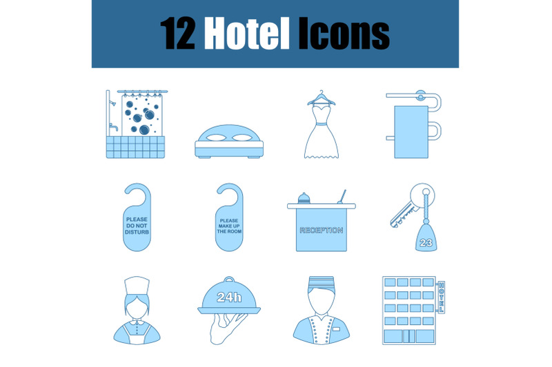 hotel-icon-set