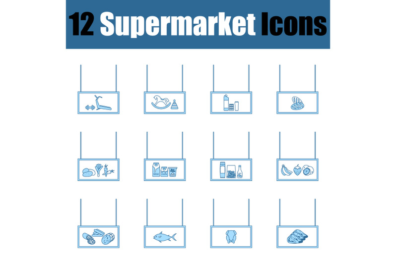 supermarket-icon-set