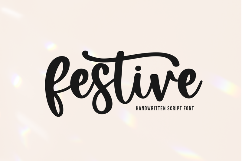 festive-handwritten-script-font