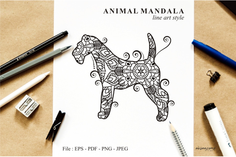 dog-mandala-vector-line-art-style