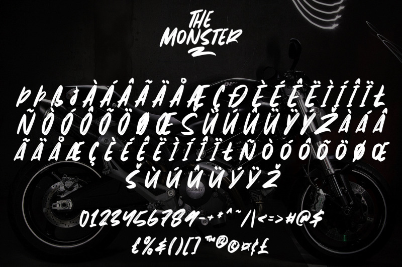the-monster-brush-font