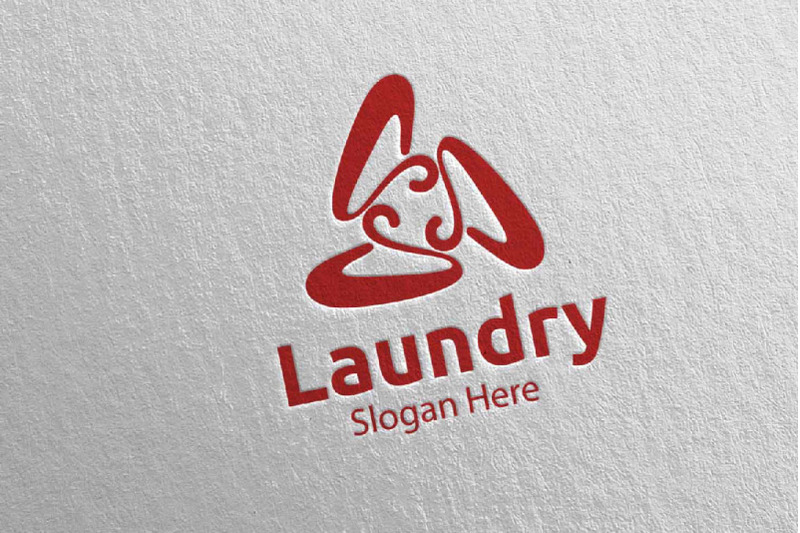 hangers-laundry-dry-cleaners-logo-45