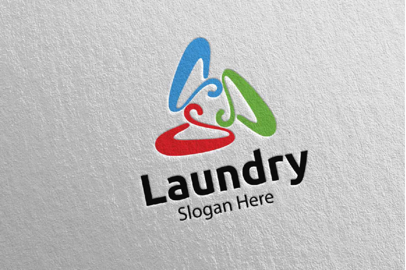 hangers-laundry-dry-cleaners-logo-45