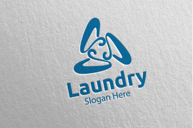 hangers-laundry-dry-cleaners-logo-45